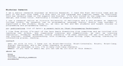 Desktop Screenshot of ncameron.org